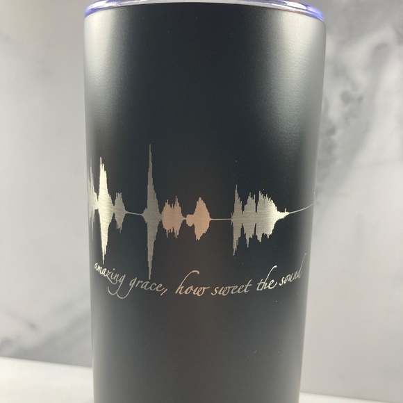 Amazing Grace, How Sweet The Sound Soundwave 20oz Tumbler - Picture 3 of 5